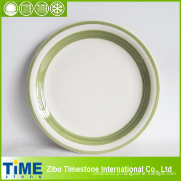 Gesso Stone Solid Rimmed Plates (TM0511)